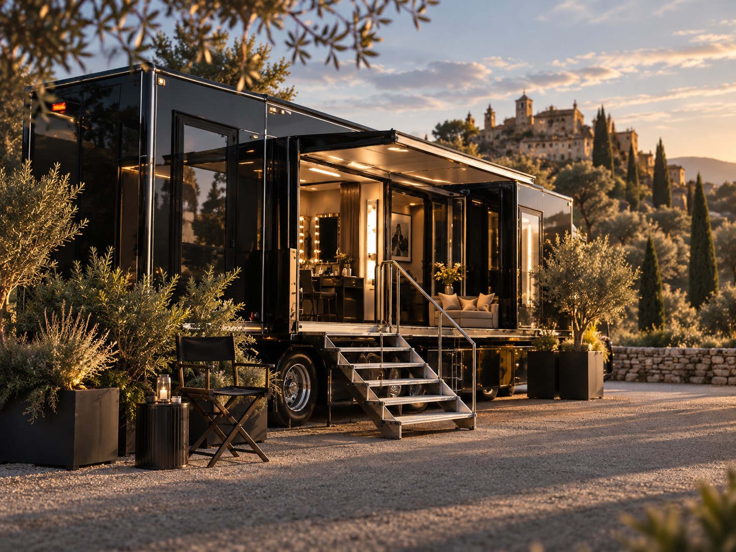 Loge artiste et VIP pour production à Monaco