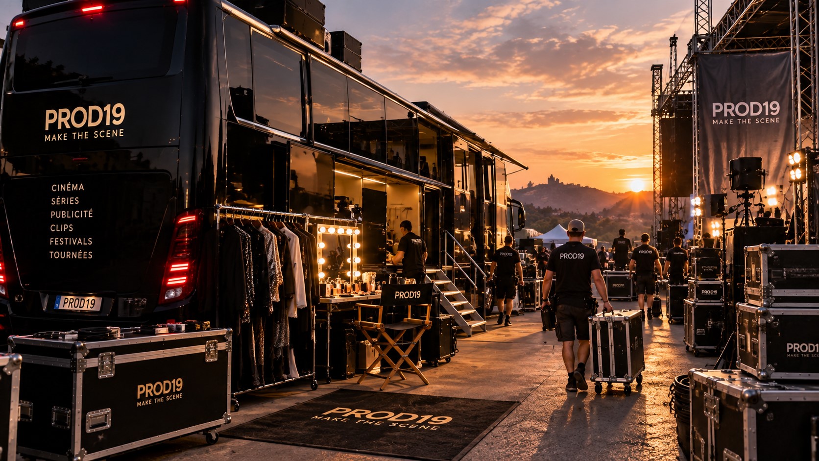Tourbus de production : quand la route devient une partie du backstage