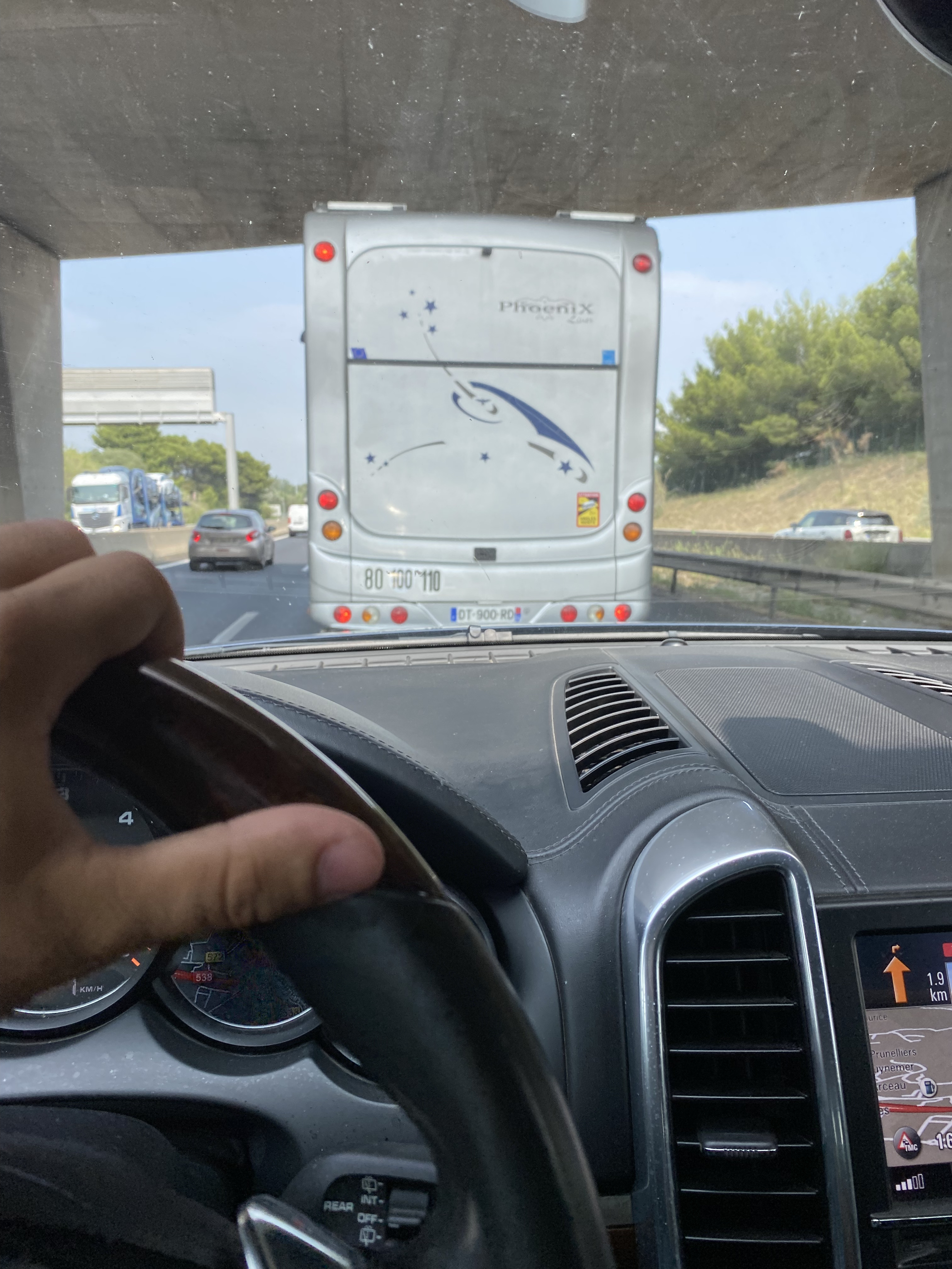 Déplacement derrière le motorhome PROD19